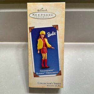 Smasheroo Barbie Ornament from Hallmark dated 2004